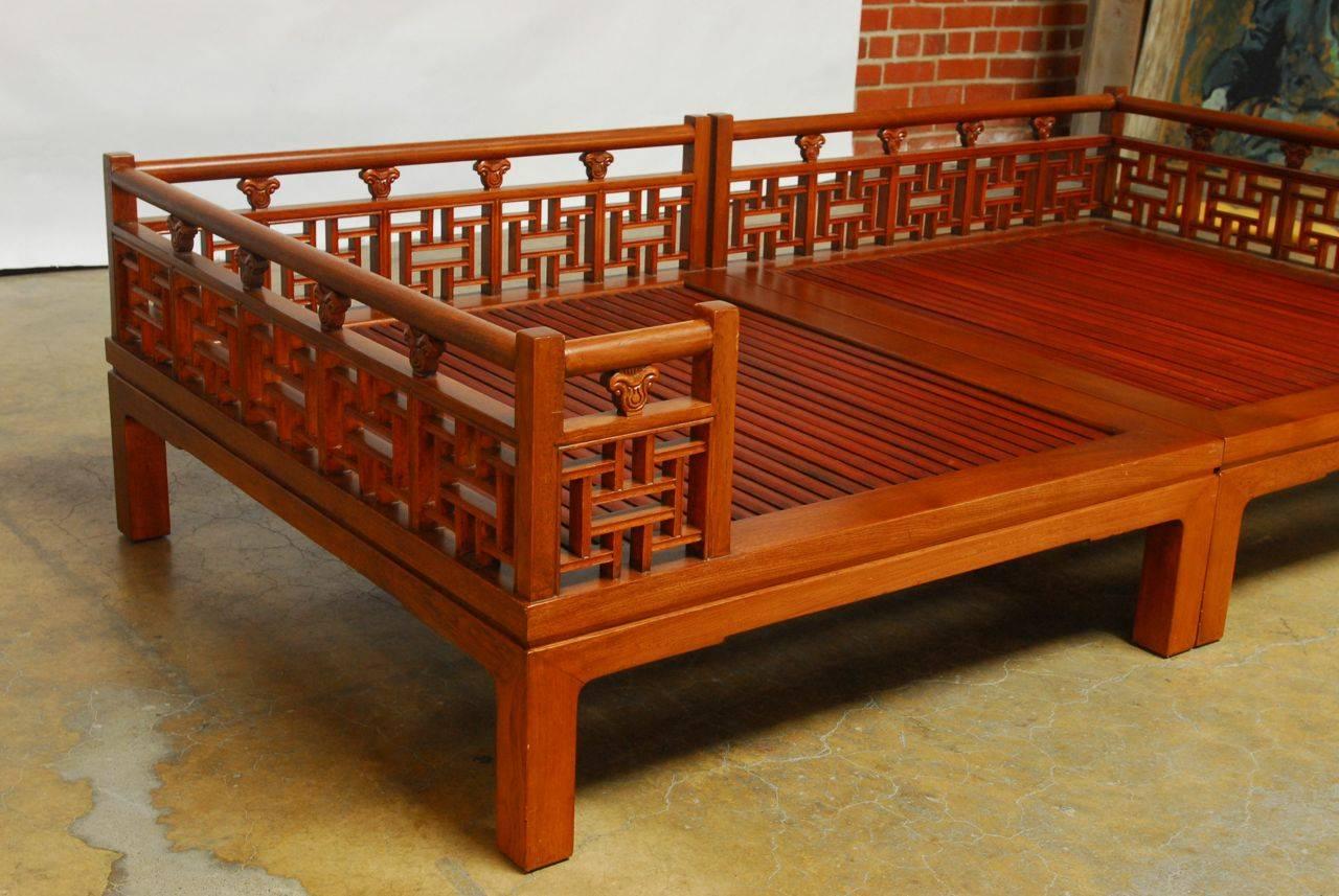 20th Century Chinese Carved Luohan Daybed