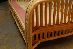 Bamboo Fan Back Sofa Attributed to Ralph Lauren