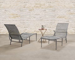 Pair of Dan Johnson Brown Jordan Sol y Luna Chaise Lounges