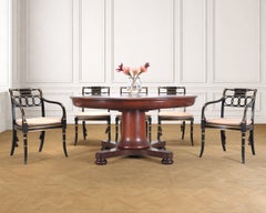 Set of Eighteen Baker “Governor Alston” Regency Dining Chairs