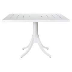 McKinnon and Harris "Maury" Square Aluminum Garden Dining Table