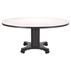 McKinnon and Harris Albemarle Limestone Garden Dining Table 63"