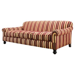Ralph Lauren "Bel Air" Striped Velvet Sofa 8 Ft USA 2008