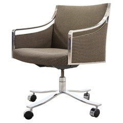 Silla giratoria de oficina de acero «Bert England» para Stow Davis