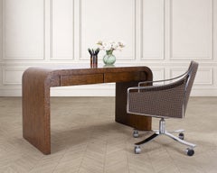 Silla giratoria de oficina de acero «Bert England» para Stow Davis