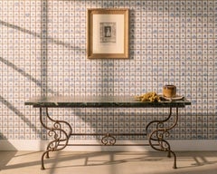 French Belle Époque Steel Marble Bronze Pâtisserie Table Console