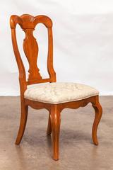 Set of Six Provincial Mahogany Dining Chairs by Henry Link