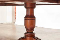 English Regency Mahogany Double Pedestal Dining Table