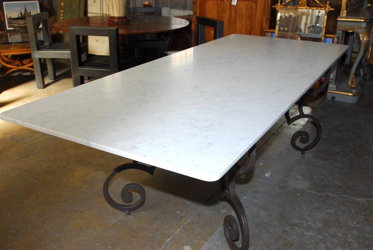 italian marble top dining table