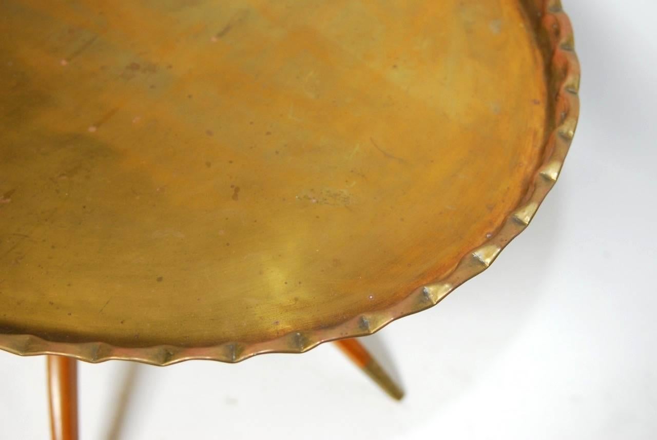 moroccan brass table