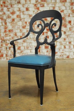 Ensemble de trois fauteuils en aluminium de Veneman pour Tropitone