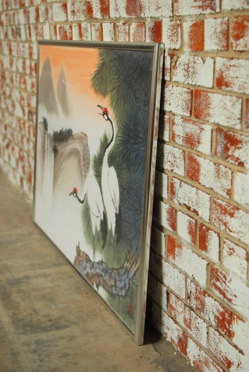 chinese stork painting
