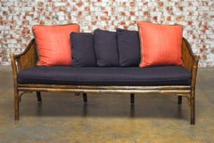 Bamboo and Cane Organic Sofa by McGuire