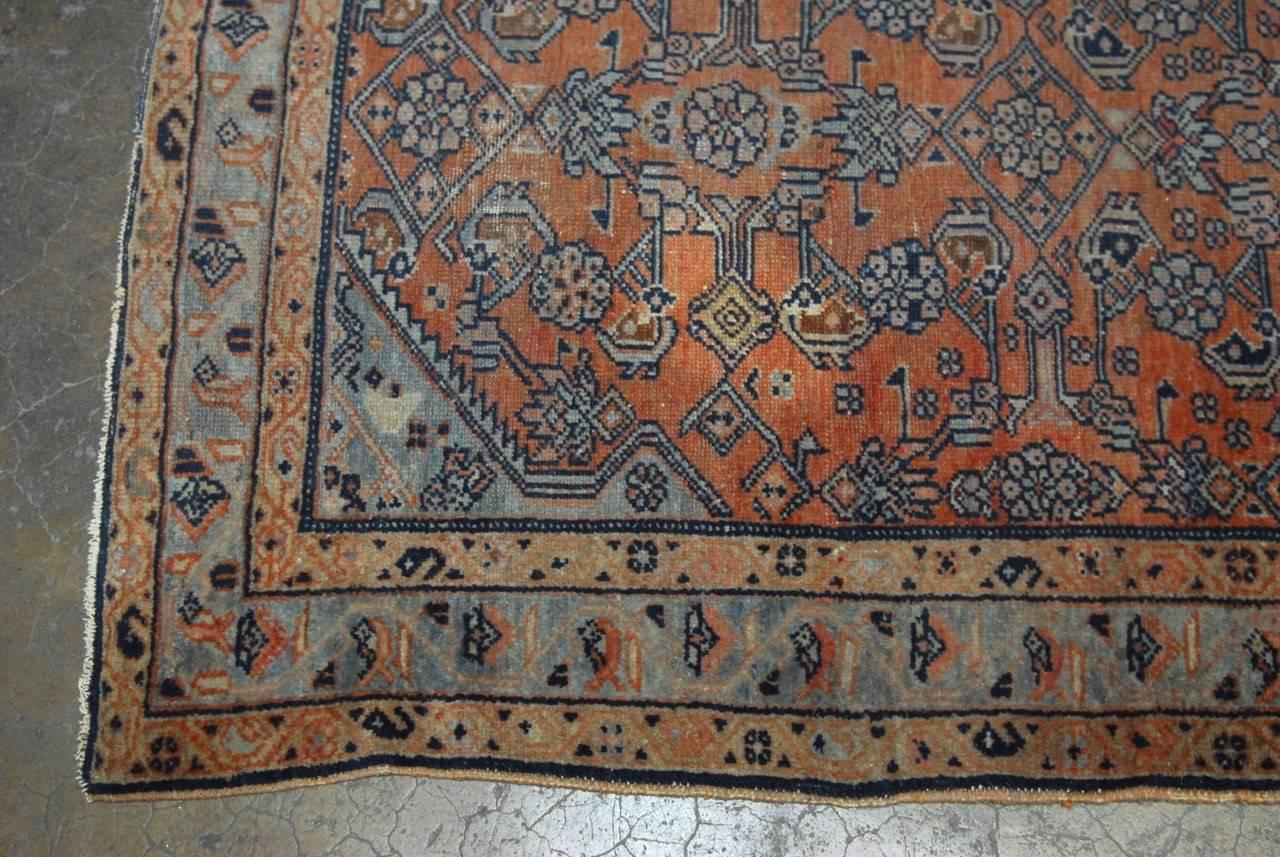 Antique Persian Tribal Style Hamadan Rug In Good Condition In Rio Vista, CA