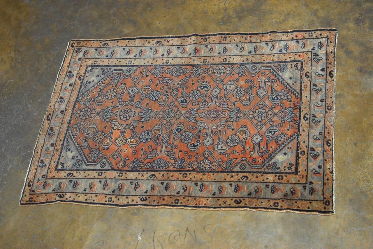 Hand-Crafted Antique Persian Tribal Style Hamadan Rug