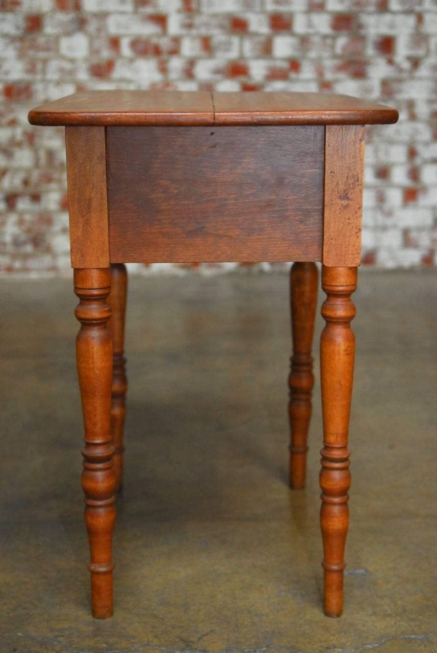 19th Century English Provincial Work Table or Farm Table  1