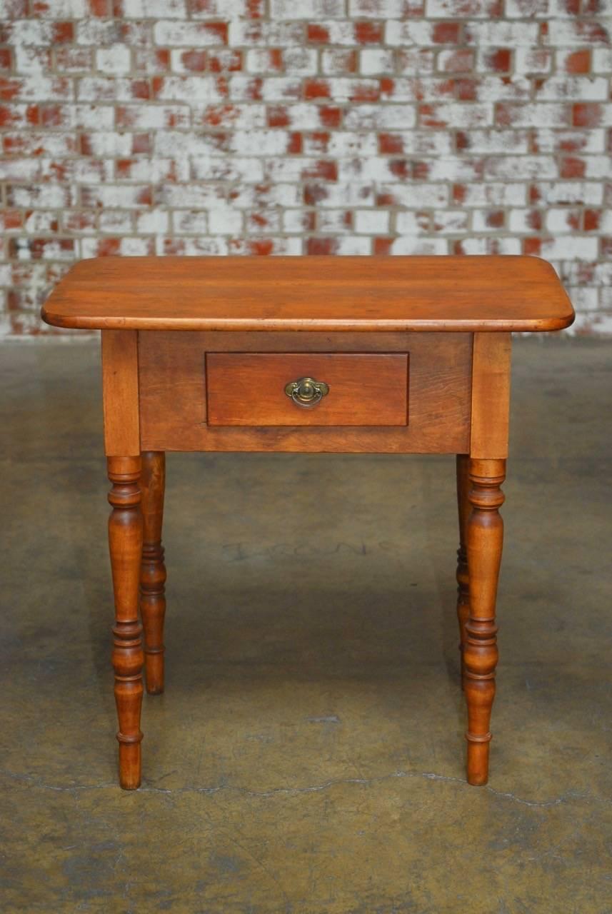 19th Century English Provincial Work Table or Farm Table  In Good Condition In Rio Vista, CA