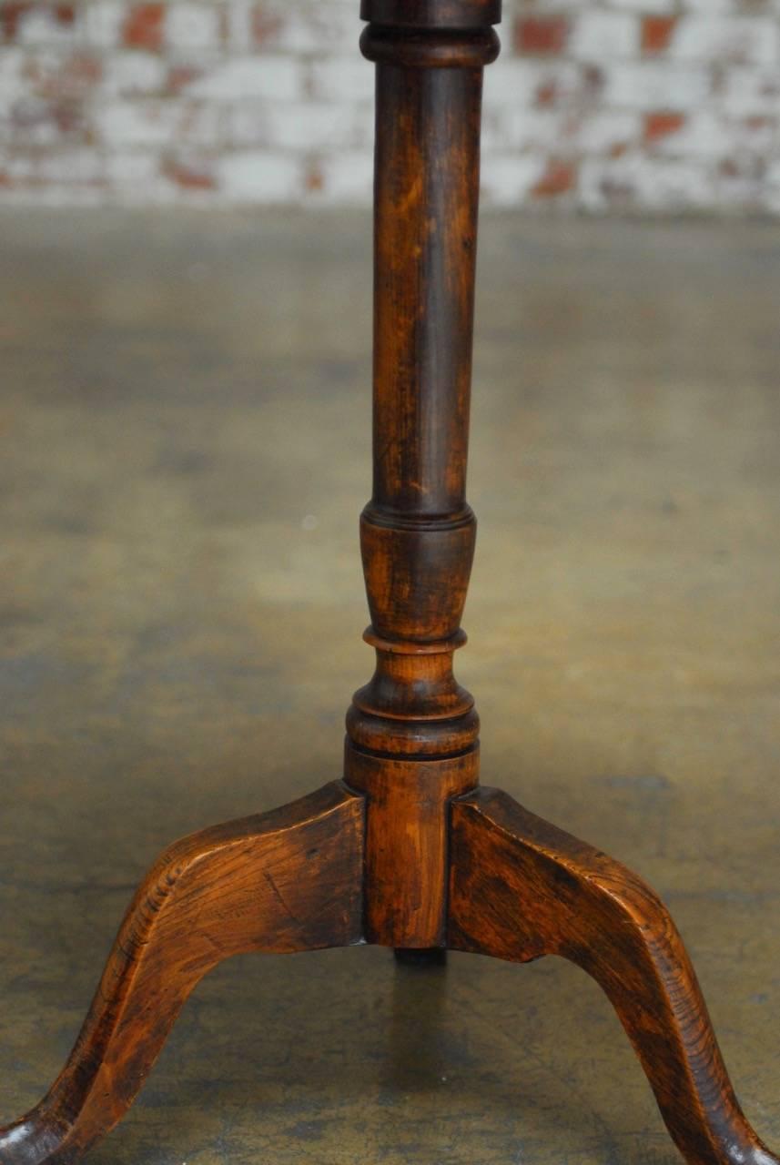 Hand-Crafted 19th Century Georgian Tilt Top Mahogany Tea Table 