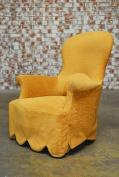 Pair of His and Hers Upholstered Armchairs by Rose Tarlow