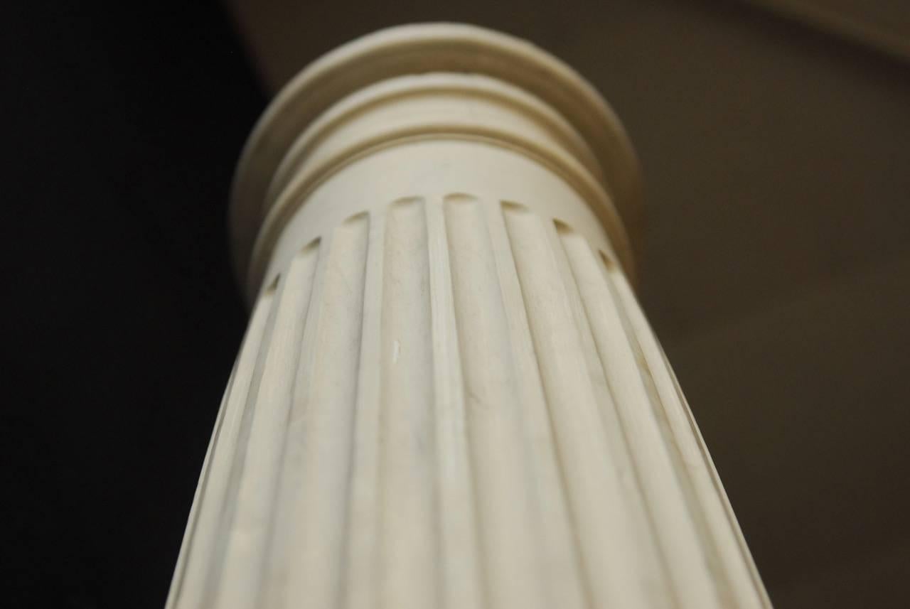 Pair of Neoclassical Fluted Wood Columns 4