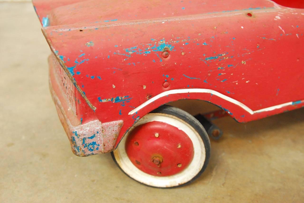 red pedal car