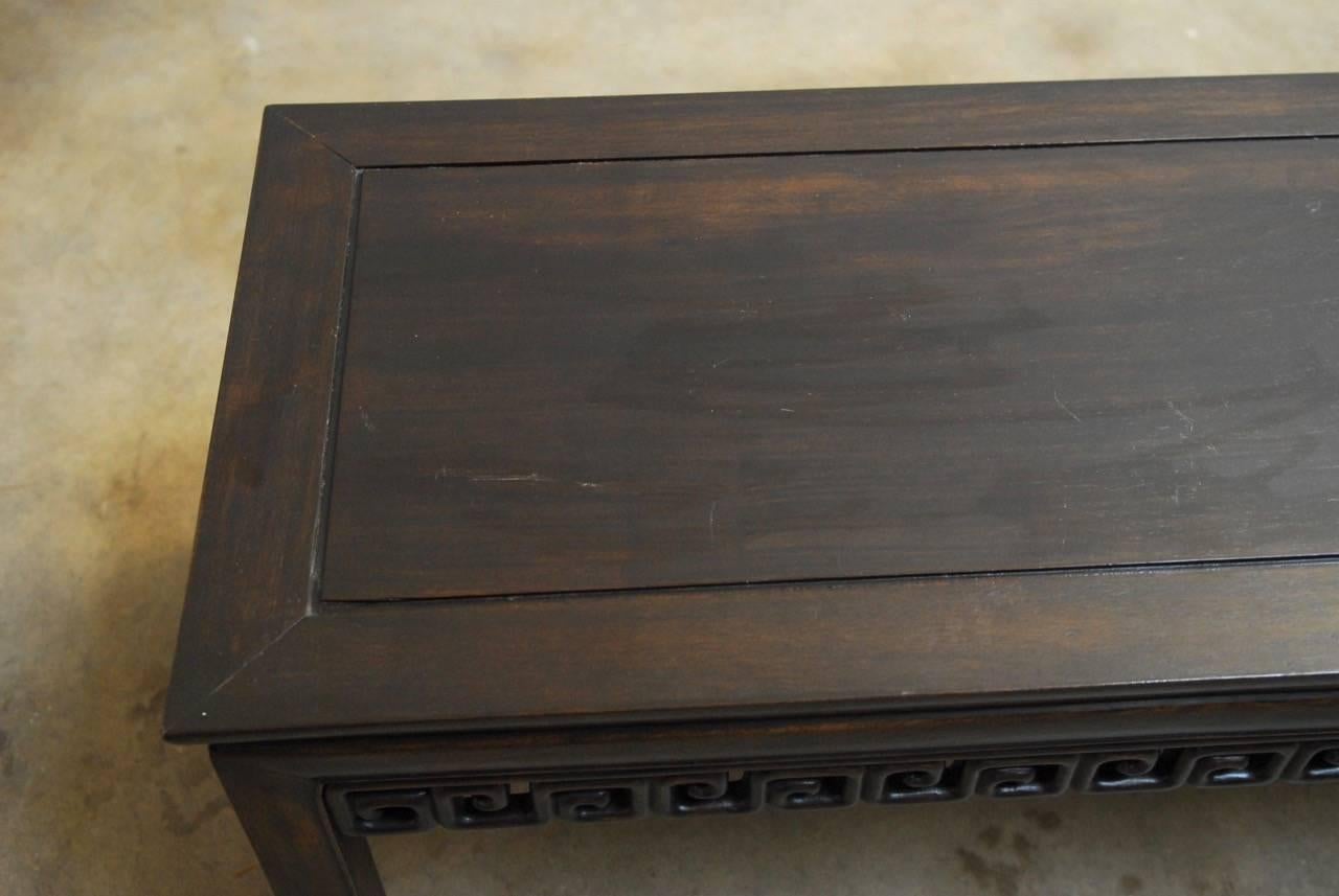 20th Century Chinese Carved Altar Style Coffee Table or Low Table