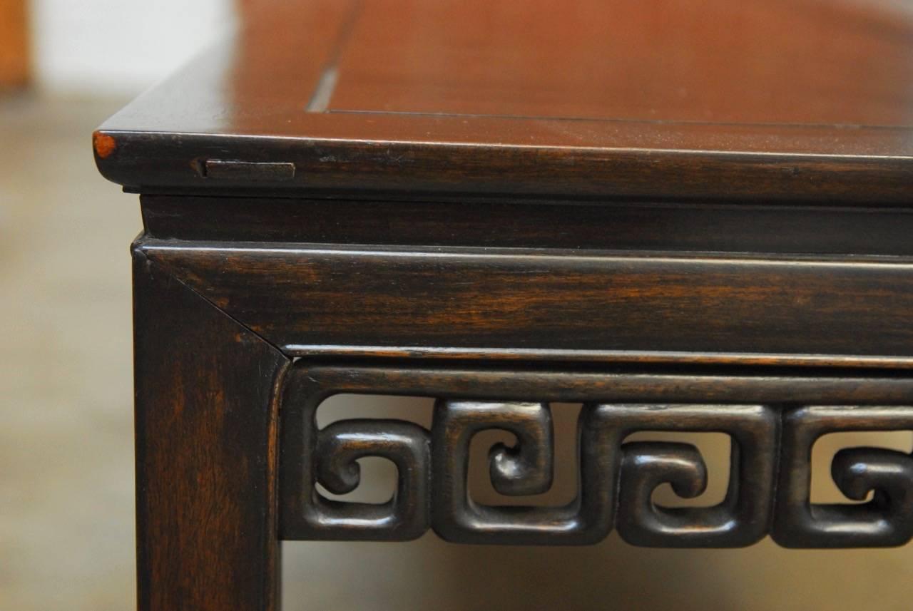 Hand-Crafted Chinese Carved Altar Style Coffee Table or Low Table