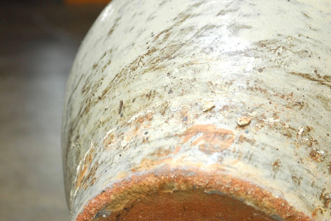 Large Glazed Terracotta Jar or Planter  5