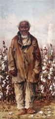Painting of a Cotton Picker by William Aiken Walker