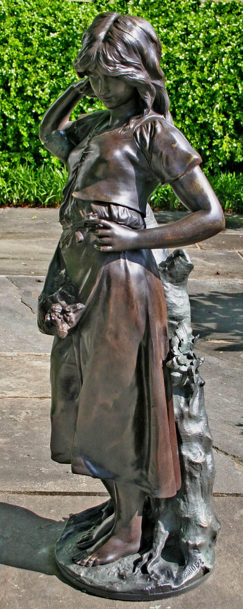Adrien Étienne Gaudez (French 1845-1909)

The Faggot Gatherer

Bronze; signed on base, on a rouge marble plinth

Height of Bronze: 29”
Height of Rouge Marble Base: 4