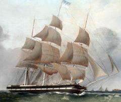 19th Century Painting of an American Naval Engagement