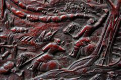 Early 19th Century Carved Oak Overmantel Panel