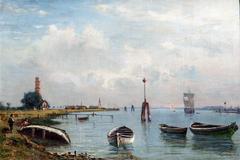 19th Century Marine Painting by Friedrich Ernst Morgenstern