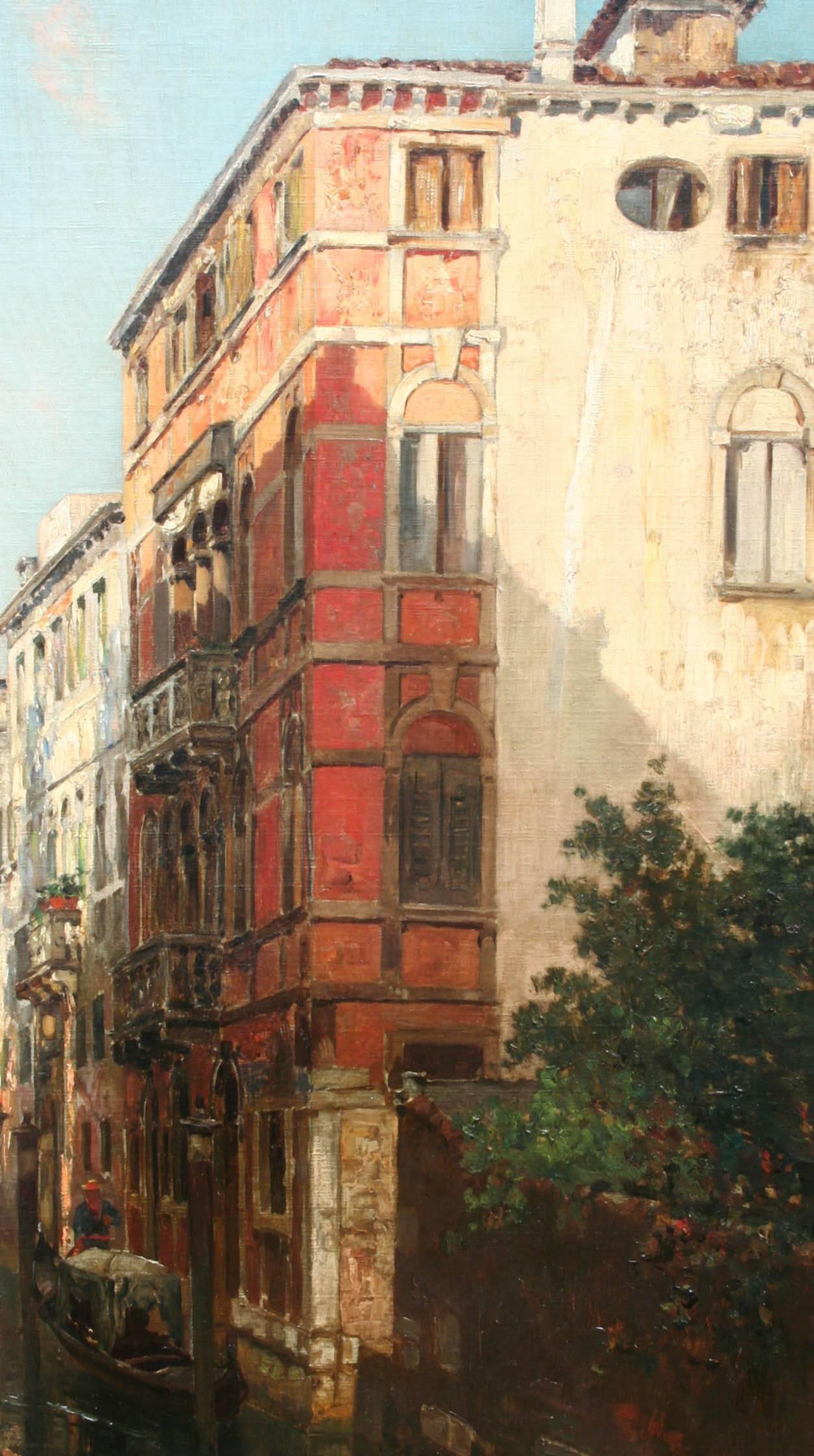 Italian 19th Century Oil Painting of Venice by Bernardo Hay For Sale