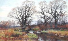 19th Century Landscape Painting by William Merritt Post