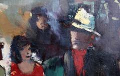 Mid-20th Century Oil Painting of a Violin Player by Rijaarsdam