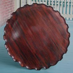 Rare 18th Century Anglo-Indian Piecrust Tea Table Made in India for the British