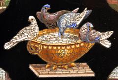 19th Century Grand Tour Souvenir Micromosaic Plaque, Italy, circa 1850