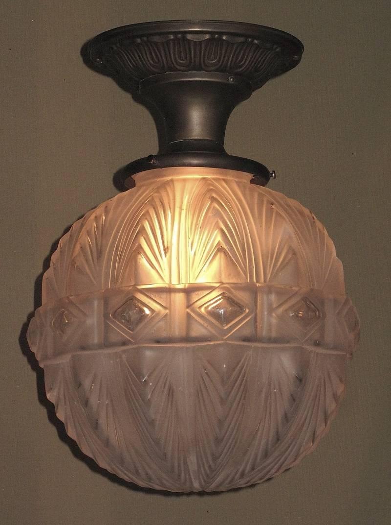 Early 20th Century Large and Heavy European Art Deco Globe, Late 1920s