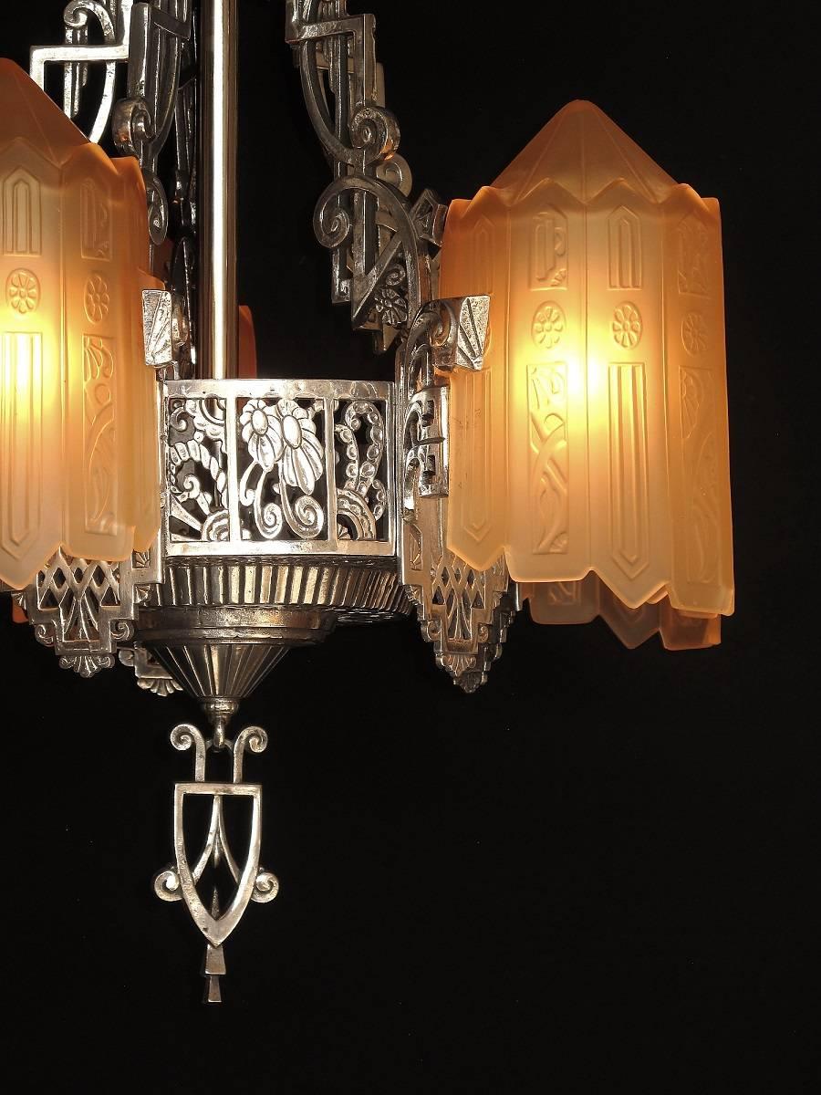 Grande Dame of American Art Deco Lighting, circa 1932 1