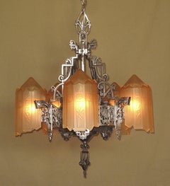 Grande Dame of American Art Deco Lighting, circa 1932
