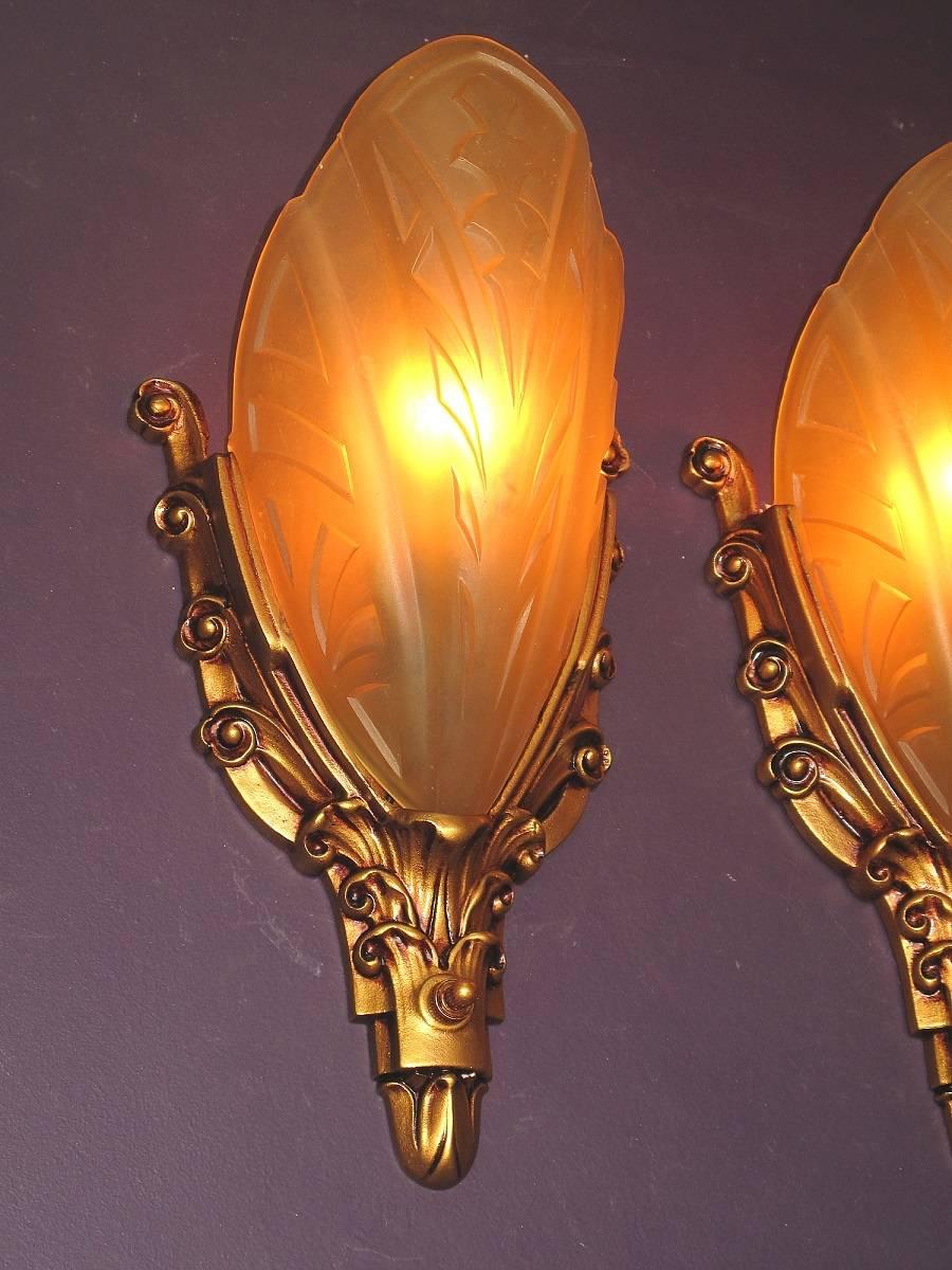 slip shade sconce