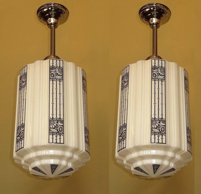 Picture of Large Art Deco Commercial Fixtures 1920s at 1stDibs