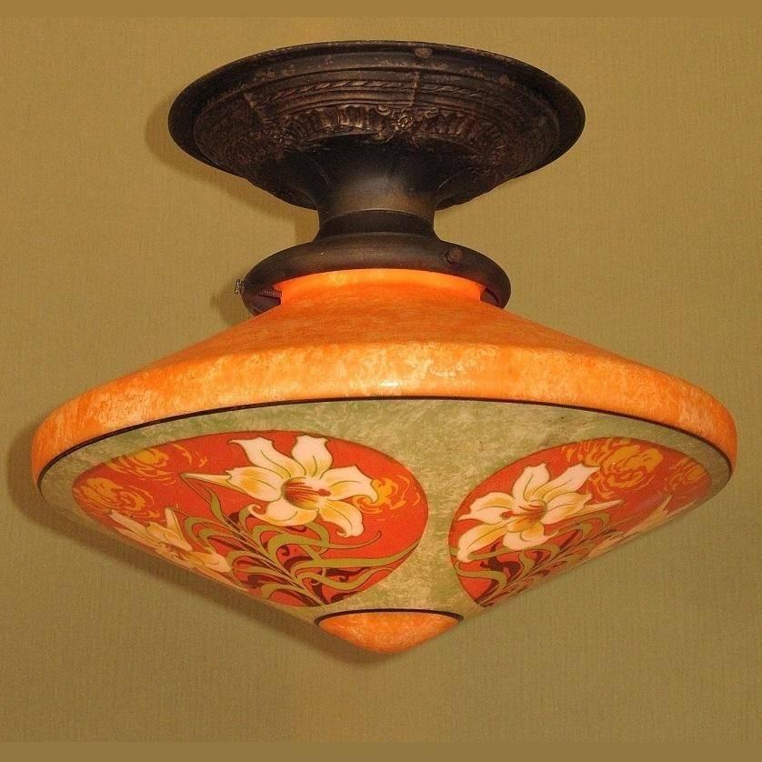 20th Century Asian Lily Shade, 1920s