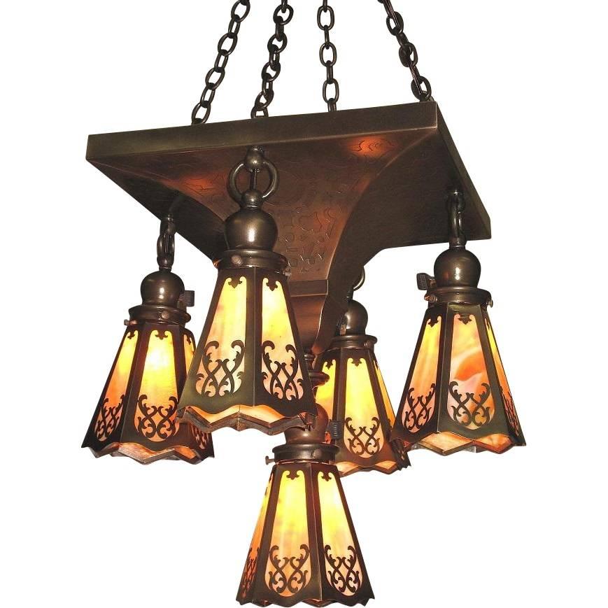 1907 Craftsman Centerpiece Fixture