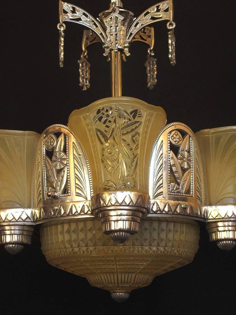 1920 art deco chandelier