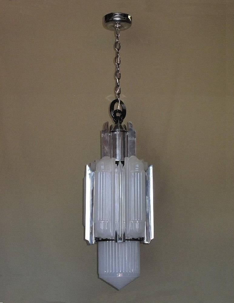 art deco chandelier