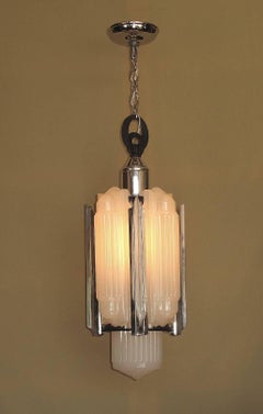 1930s Lightolier Luxart Chandelier