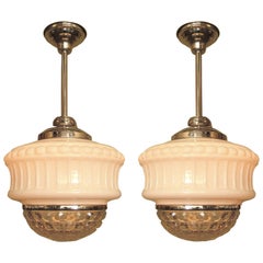 Large Bank Lobby Fixtures, circa 1920s