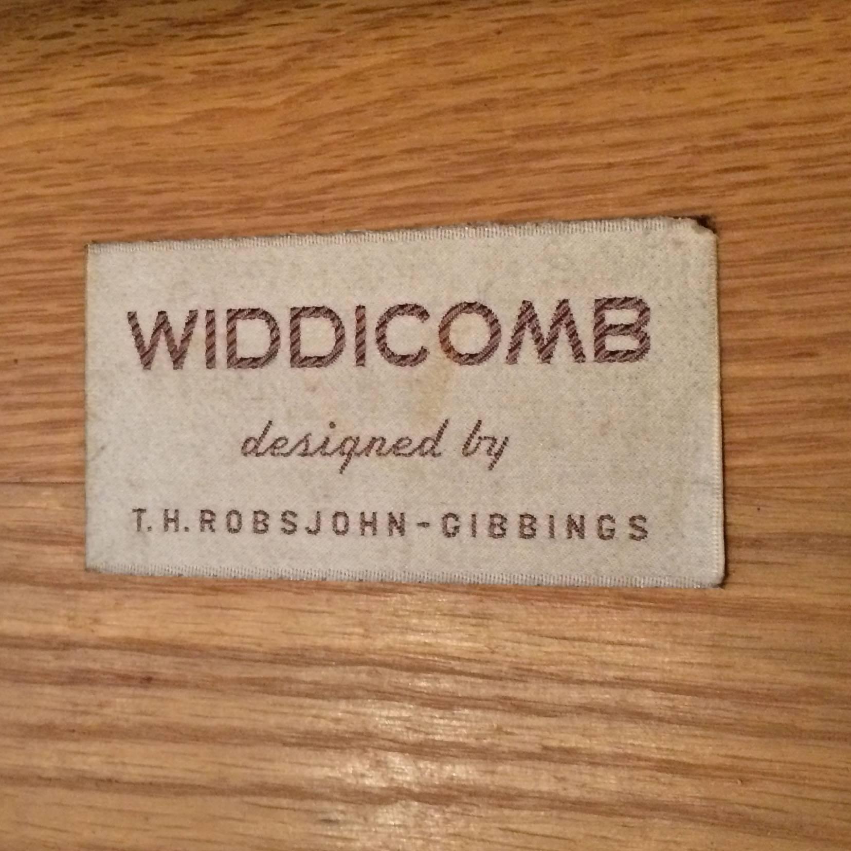 T.H. Robsjohn-Gibbings for Widdicomb Walnut Highboy Dresser 1